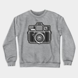 ISSF Society6 logo B&W Crewneck Sweatshirt